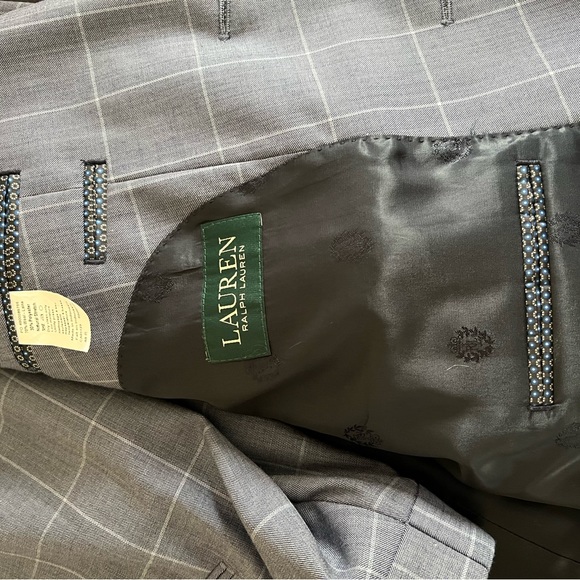 Men's Classic-Fit UltraFlex Stretch Plaid Suit, and Pants model as ref only - Picture 7 of 9